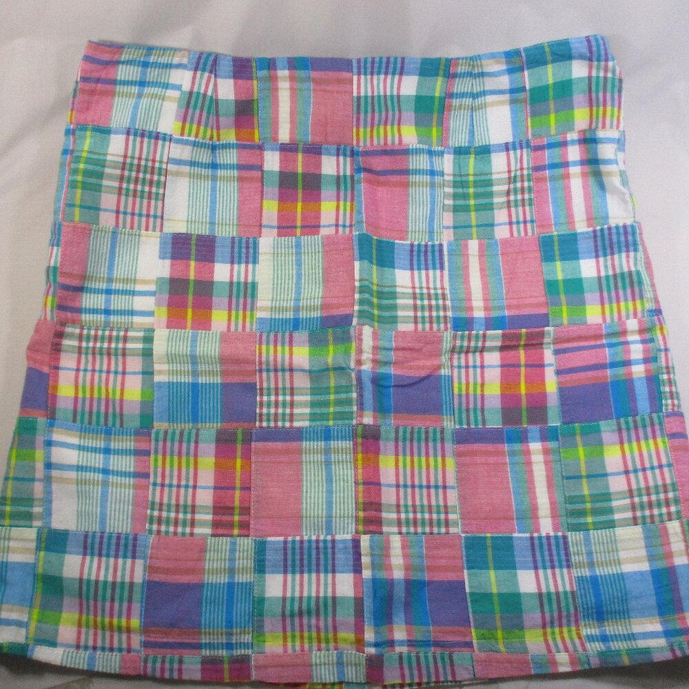 NWT Castaway Nantucket Island Pastel Chatham Madras Skirt 8
